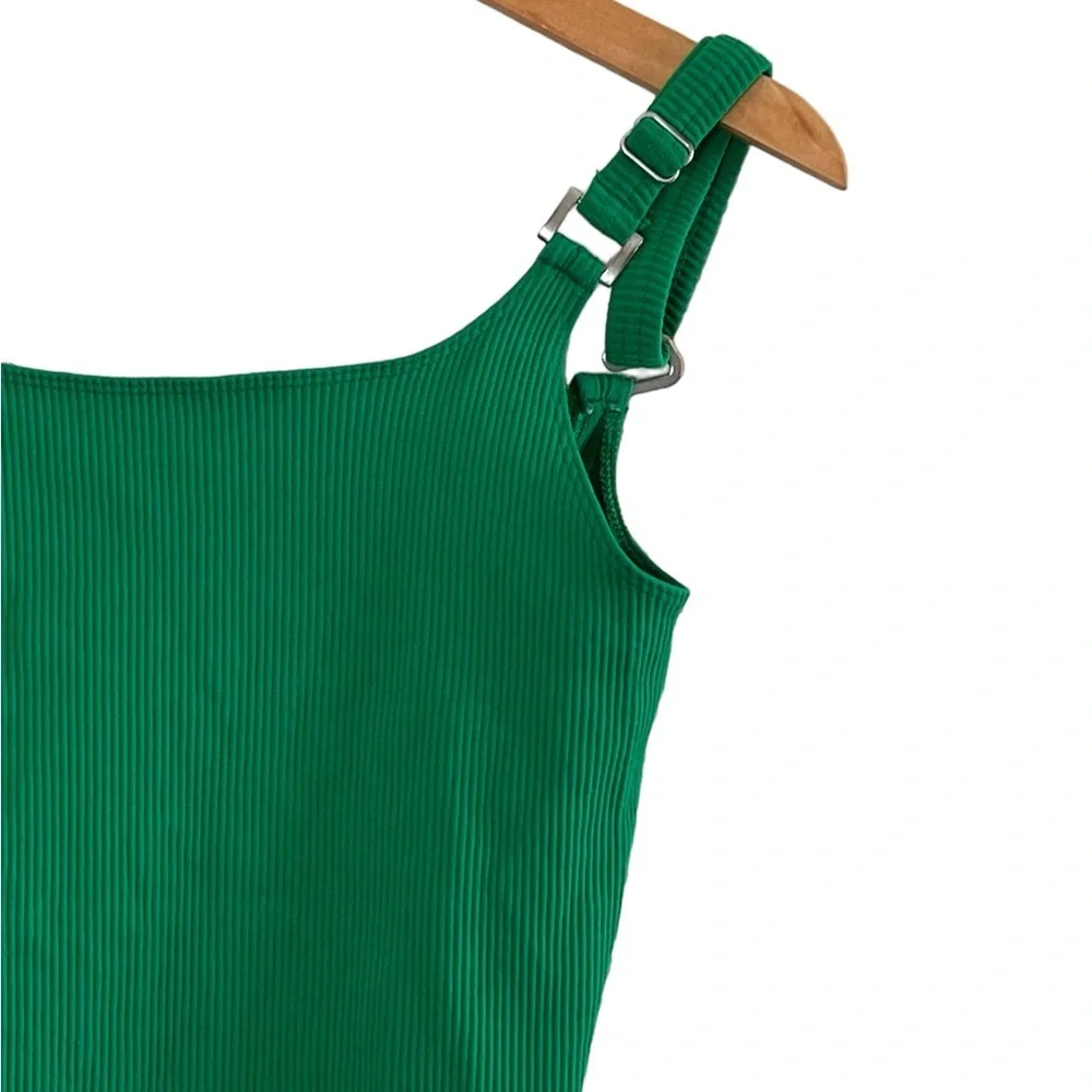Urban Outfitters | Out from Under green ribbed knit stretch scoop neck b… - Picture 3 of 9